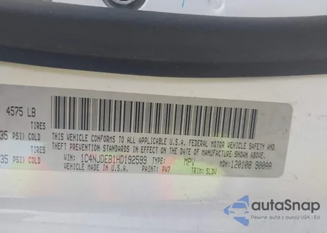 2017 Jeep Compass High Altitude 4X4 from USA, damaged, VIN 1C4NJDEB1HD192599